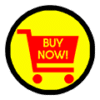 Red shopping cart icon with 'BUY NOW!' text on yellow background.