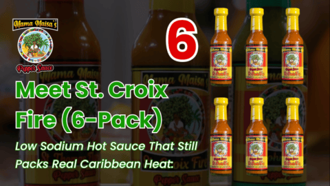 Low sodium scotch bonnet pepper sauce Caribbean hot sauce bottles