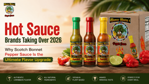 Award-winning Caribbean Scotch bonnet pepper sauce for BBQ and tacos