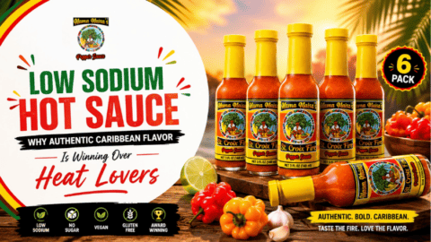 Best low sodium hot sauce with authentic Caribbean Scotch Bonnet flavor