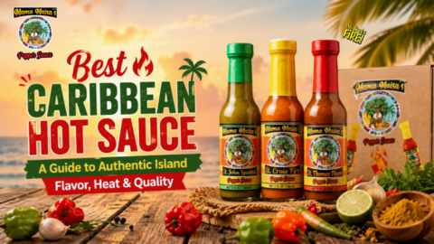 Best Caribbean Hot Sauce St. Croix Fire with Scotch Bonnet peppers