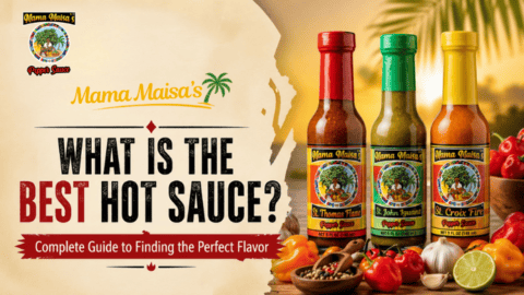 What is the best hot sauce? Premium Scotch Bonnet Caribbean hot sauce with balanced flavor and heat.